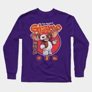 Gremlins Gizmo Worn Dks Long Sleeve T-Shirt